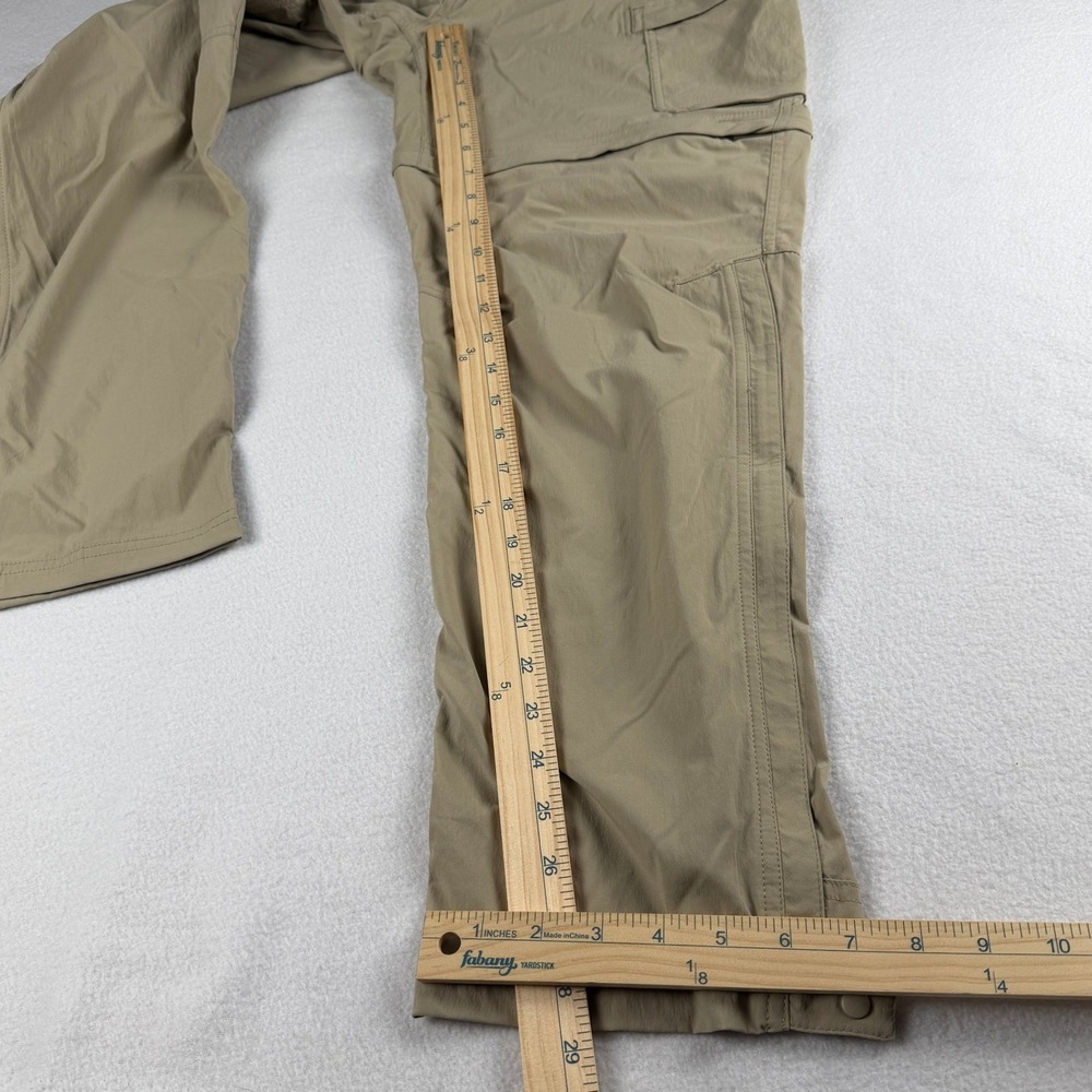 REI Women's Convertible Hiking Outdoor Relaxed Fit Pants Beige 12P - Picture 4 of 11
